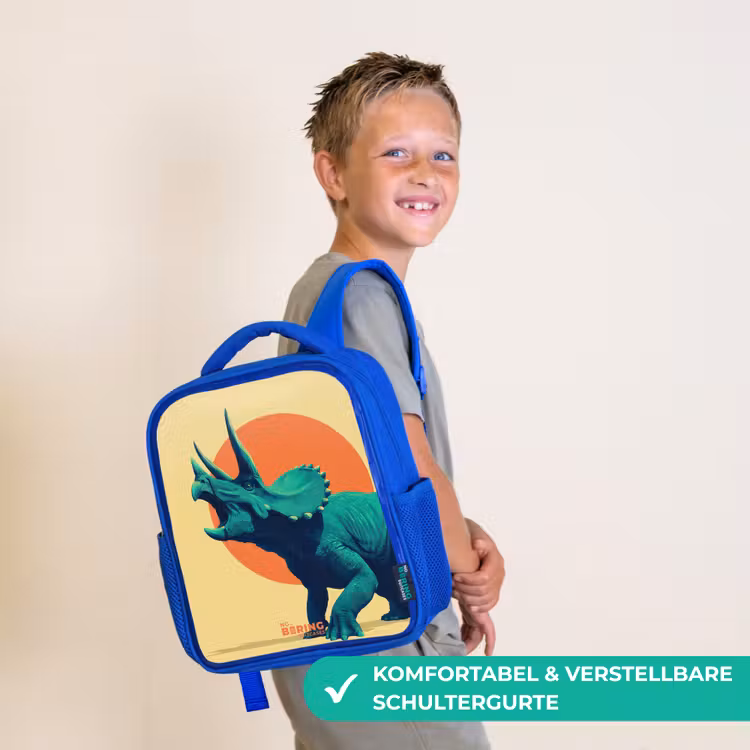 Hoornkrijger in de zon Kinderrugzak - Blauw middel -sfeer3_DE