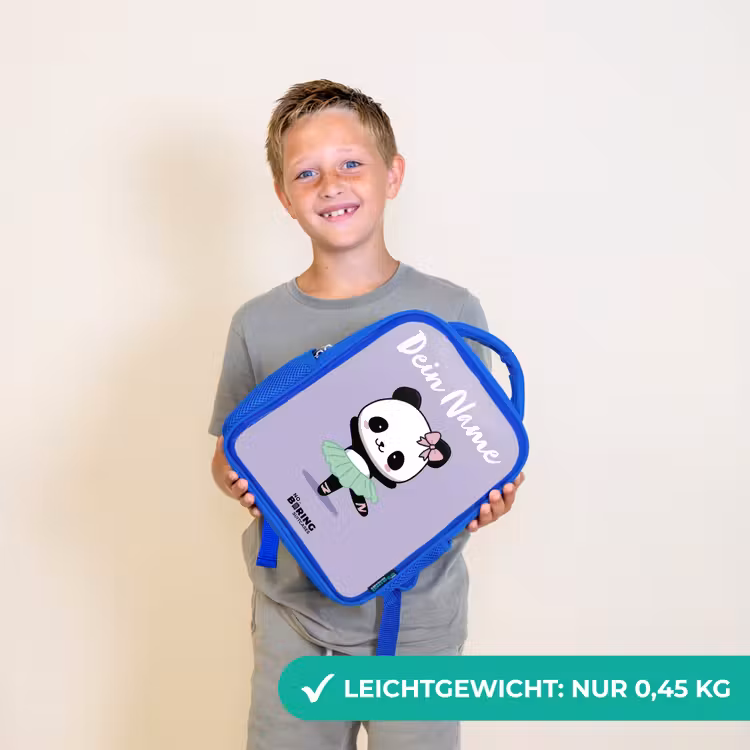 Kawai - Ballet - Panda Kinderrugzak - Blauw middel -sfeer1_DE