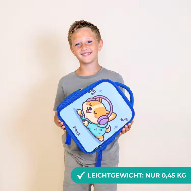 Kawai - Hond - Muziek Kinderrugzak - Blauw middel -sfeer1_DE