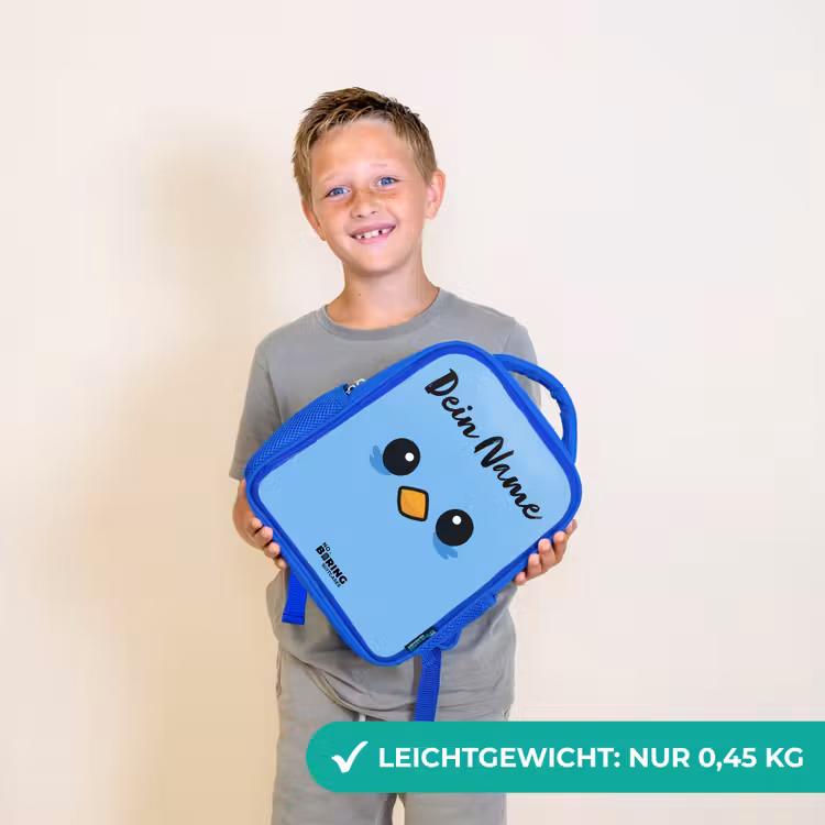 Kawai - Vogel - Blauw Kinderrugzak - Blauw middel -sfeer1_DE