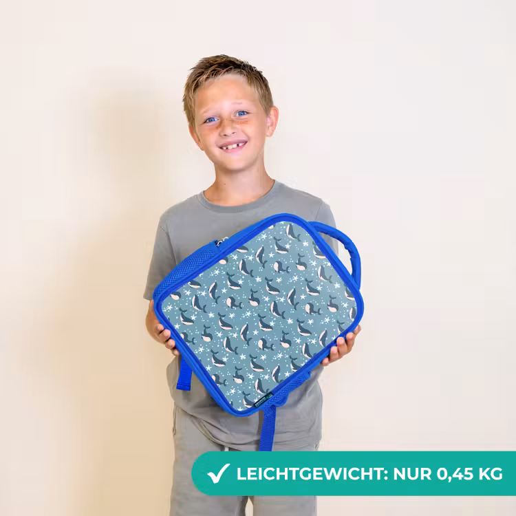 Klein - Oceaan - Walvis - Zeester Kinderrugzak - Blauw middel 862 -sfeer1_DE
