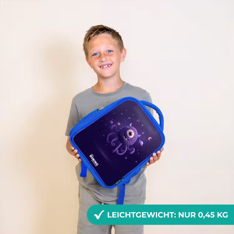 Kosmisch tentakelmonster Kinderrugzak - Blauw middel -sfeer1_DE