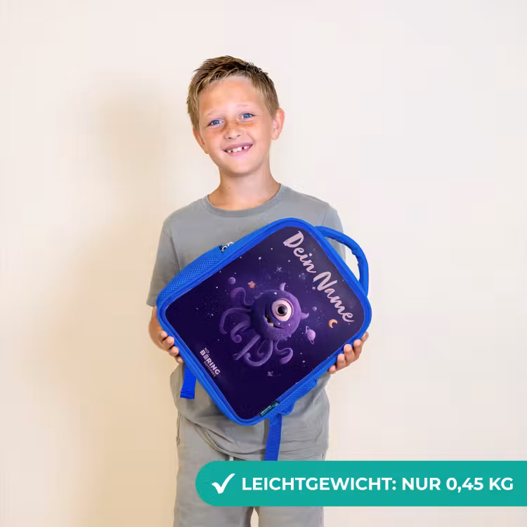 Kosmisch tentakelmonster Kinderrugzak - Blauw middel -sfeer1_DE