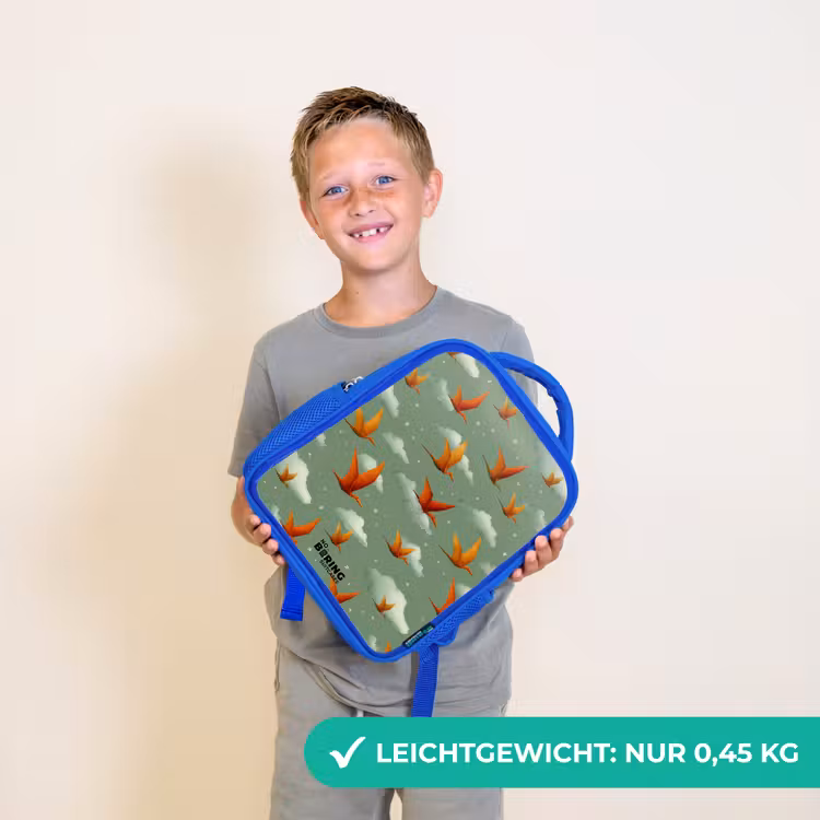 Patroon - Dino - Pterosaurussen Kinderrugzak - Blauw middel -sfeer1_DE