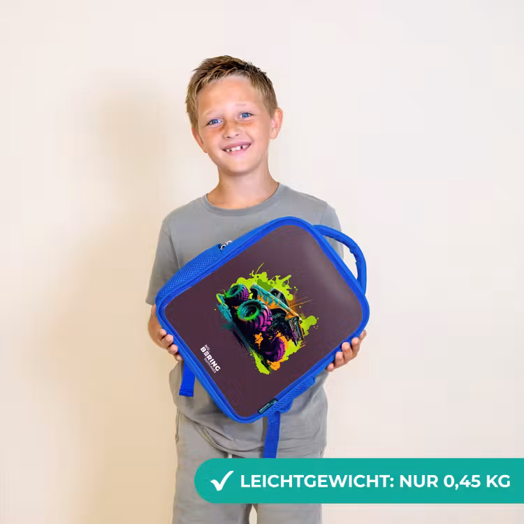 Neon Wheels Kinderrugzak - Blauw middel -sfeer1_DE