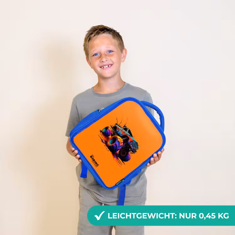 Rainbow Wheels Kinderrugzak - Blauw middel -sfeer1_DE