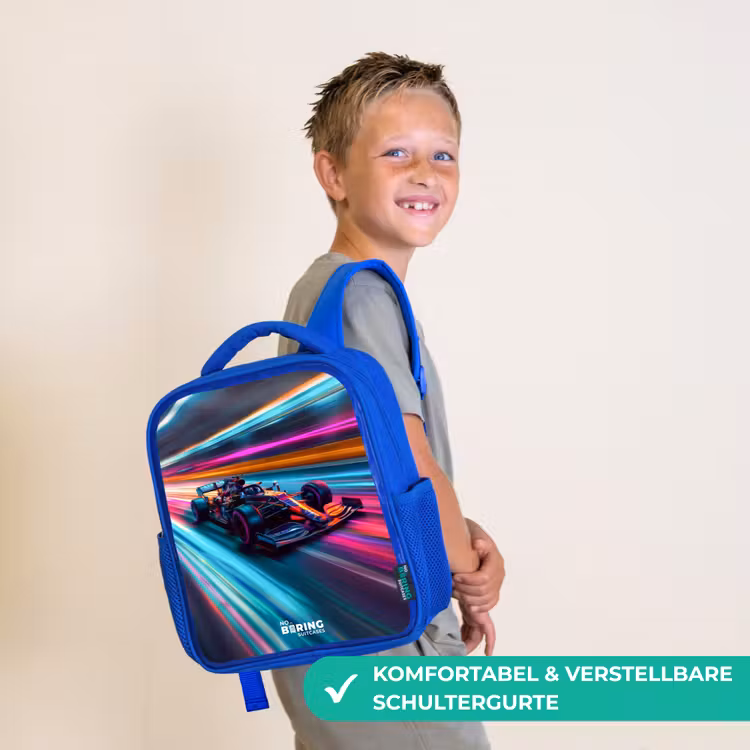 Spectrum speedster Kinderrugzak - Blauw middel -sfeer3_DE