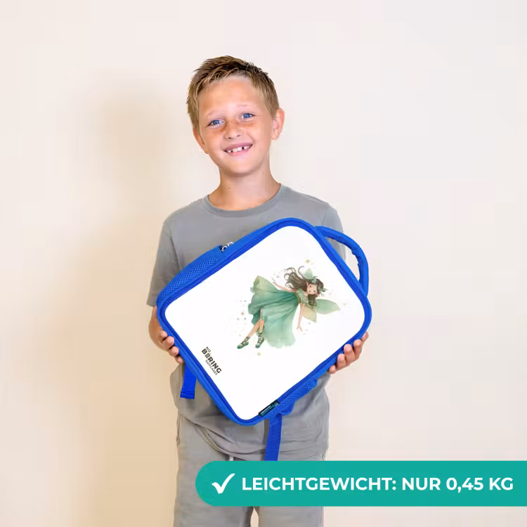 Zwevende groene elf Kinderrugzak - Blauw middel -sfeer1_DE