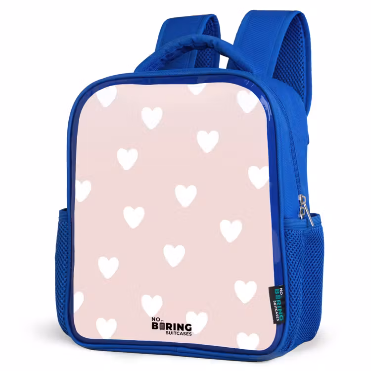 Sweethearts Kinderrugzak - Blauw middel -schuin