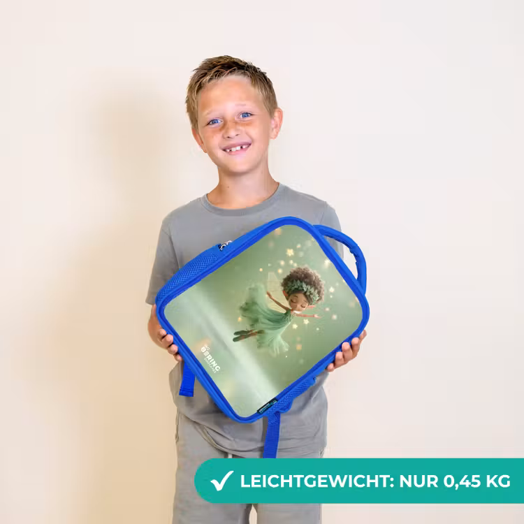 Dansende fee in groen licht Kinderrugzak - Blauw middel -sfeer1_DE