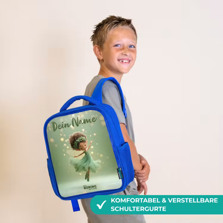 Dansende fee in groen licht Kinderrugzak - Blauw middel -sfeer3_DE