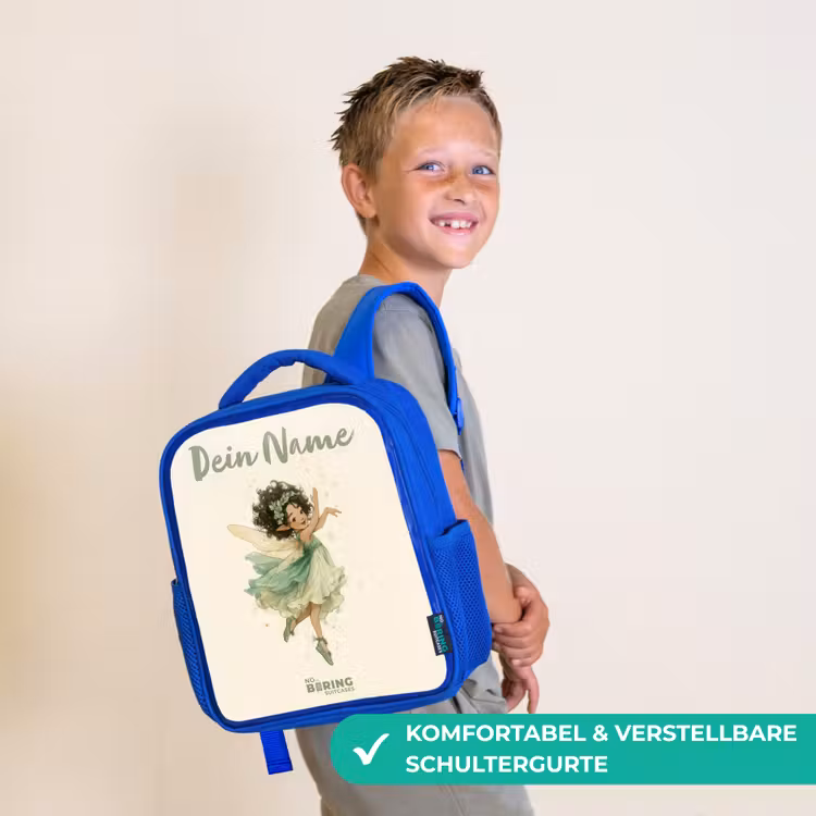Dansende bosfee Kinderrugzak - Blauw middel -sfeer3_DE