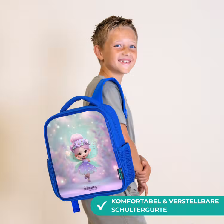 Elf - Tover - Magisch Kinderrugzak - Blauw middel -sfeer3_DE