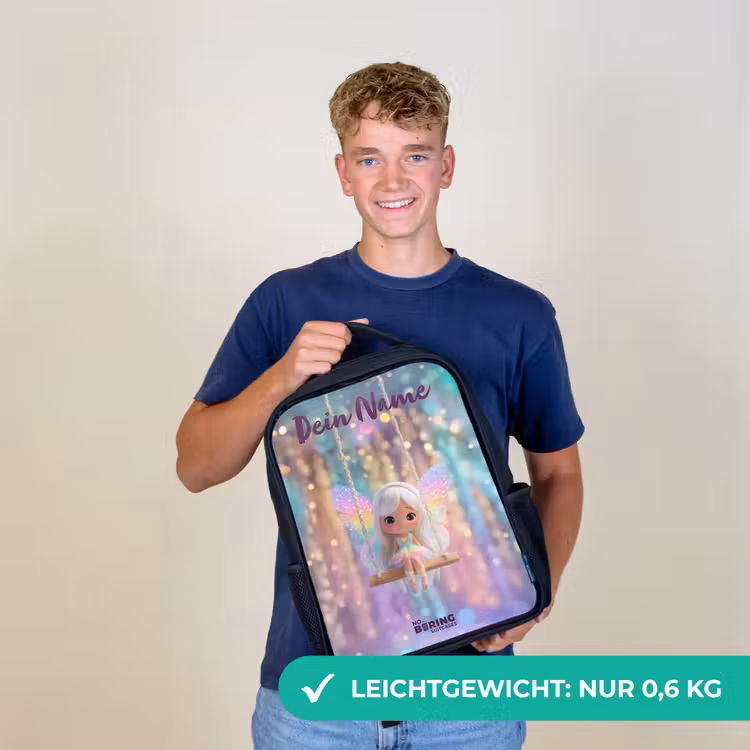 Fee - Elf - Regenboog Rugzak - Zwart middel -sfeer7_DE