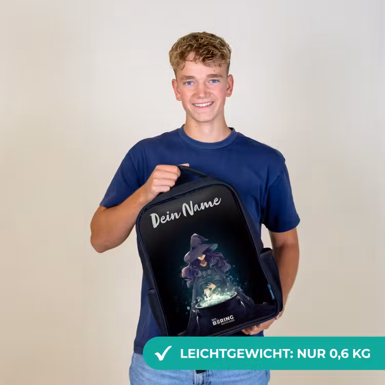 Heks - Ketel - Tover Rugzak - Zwart middel -sfeer7_DE