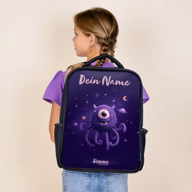 Kosmisch tentakelmonster Rugzak - Zwart middel -sfeer5
