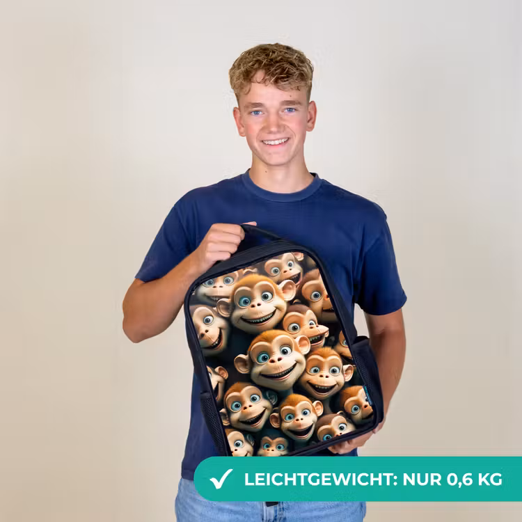 Apenstreken Rugzak - Zwart middel -sfeer7_DE