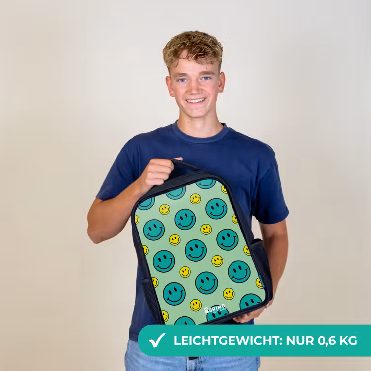 All smiles groen Rugzak - Zwart middel -sfeer7_DE
