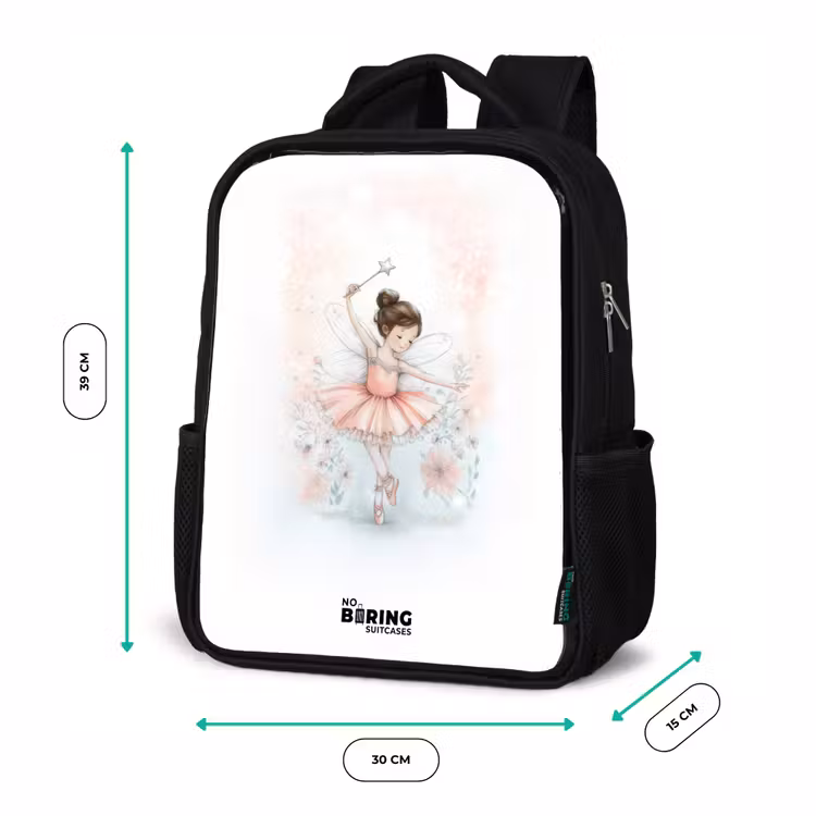 Ballerina - Elf - Fee Rugzak - Zwart middel -productfoto_formaten