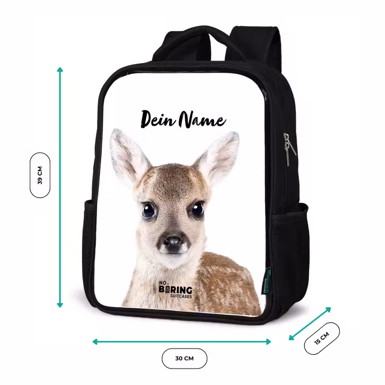 Bambino Rugzak - Zwart middel -productfoto_formaten