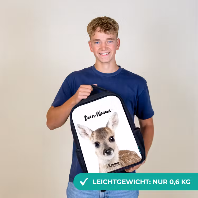 Bambino Rugzak - Zwart middel -sfeer7_DE