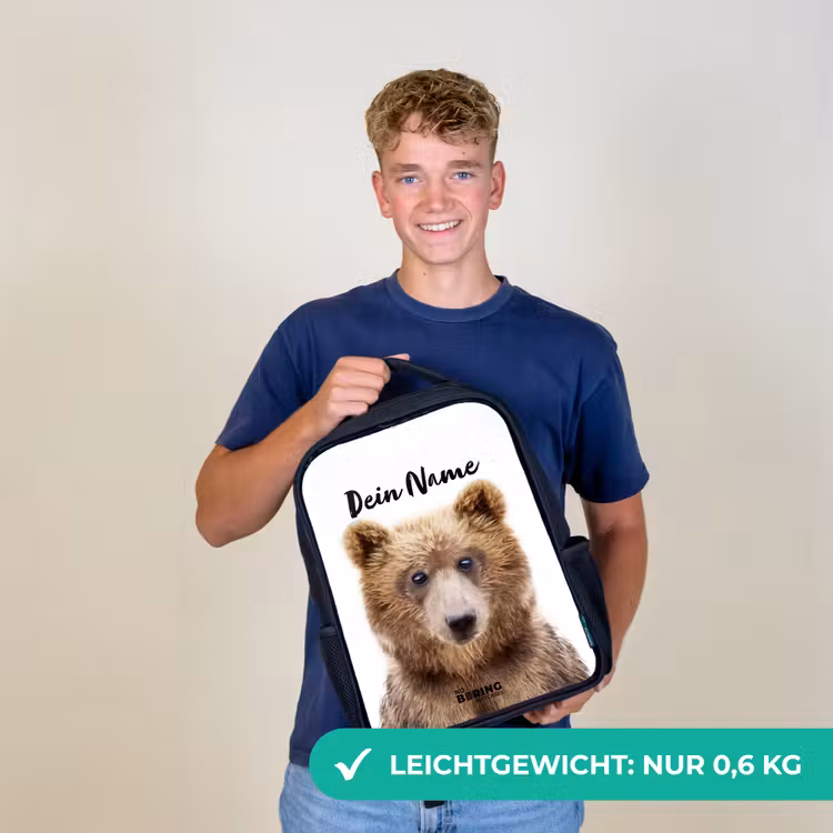 Bennie Beer Rugzak - Zwart middel -sfeer7_DE