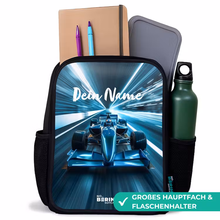 Blazing blue Rugzak - Zwart middel -inhoud_DE