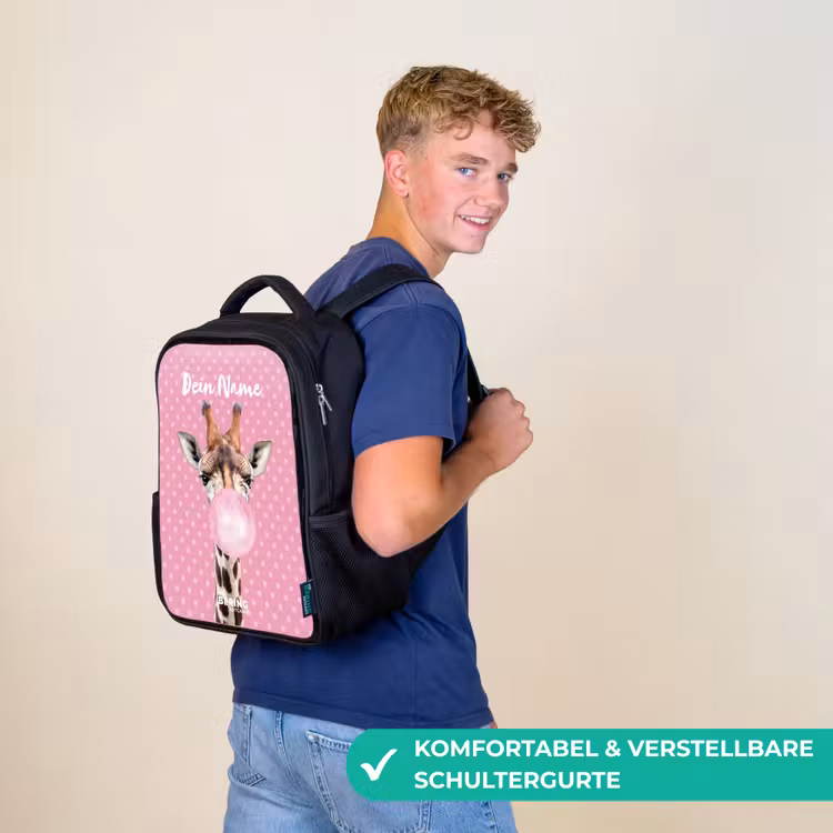 Bubblegum Billy Rugzak - Zwart middel -sfeer9_DE