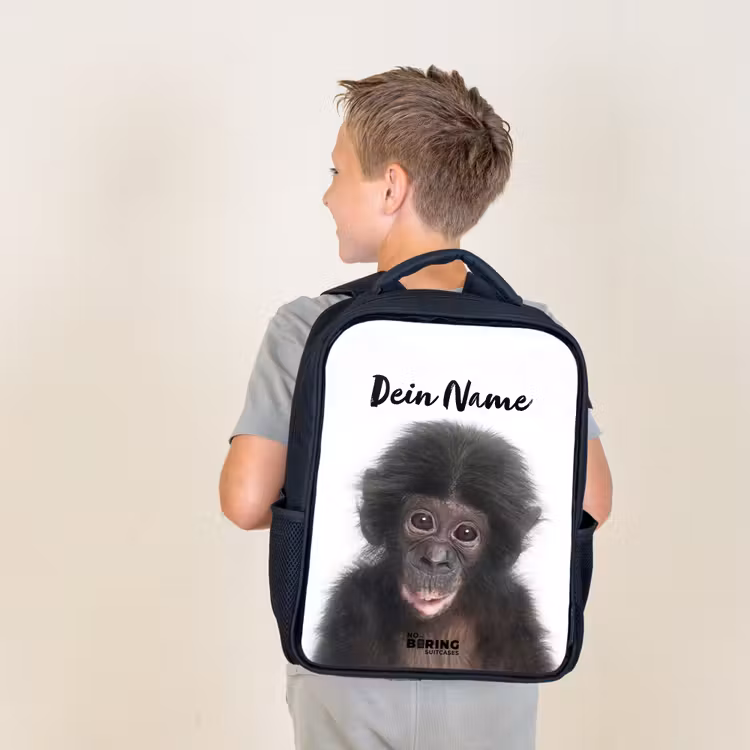 Charlie Chimp Rugzak - Zwart middel -sfeer2