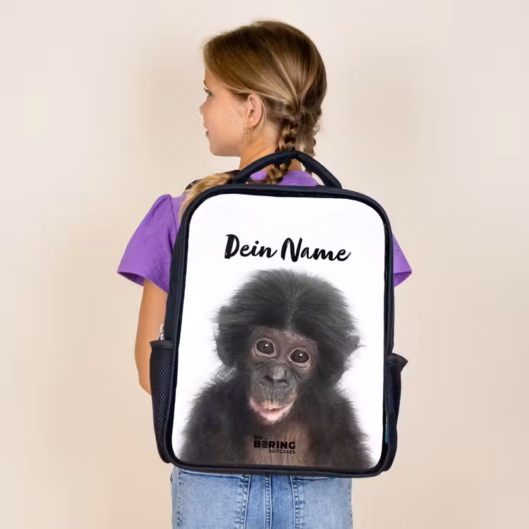Charlie Chimp Rugzak - Zwart middel -sfeer5