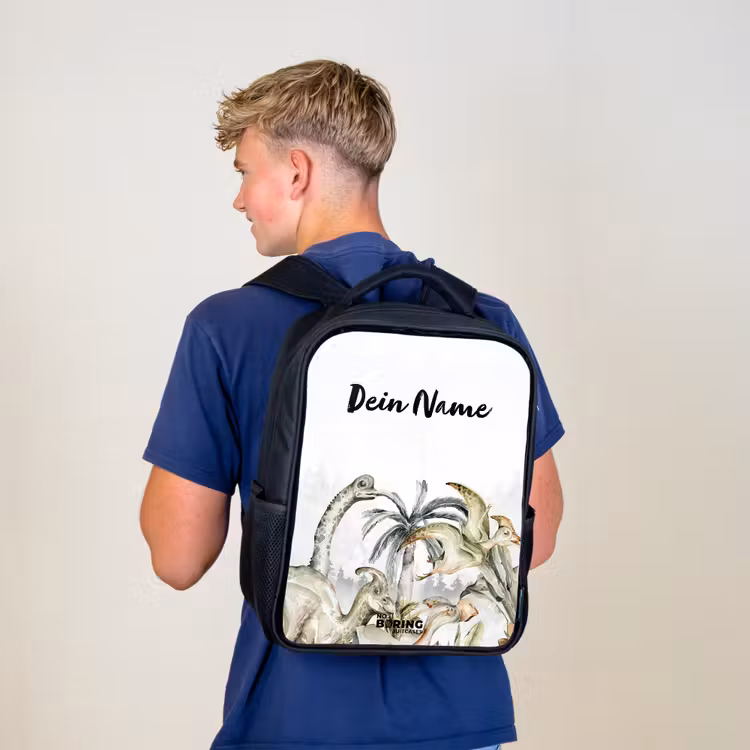 Dino Jungle Rugzak - Zwart middel -sfeer8