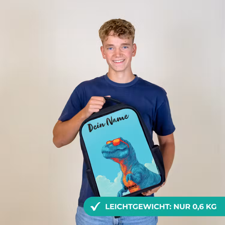 Dino - Zonnebril - Blauw Rugzak - Zwart middel -sfeer7_DE