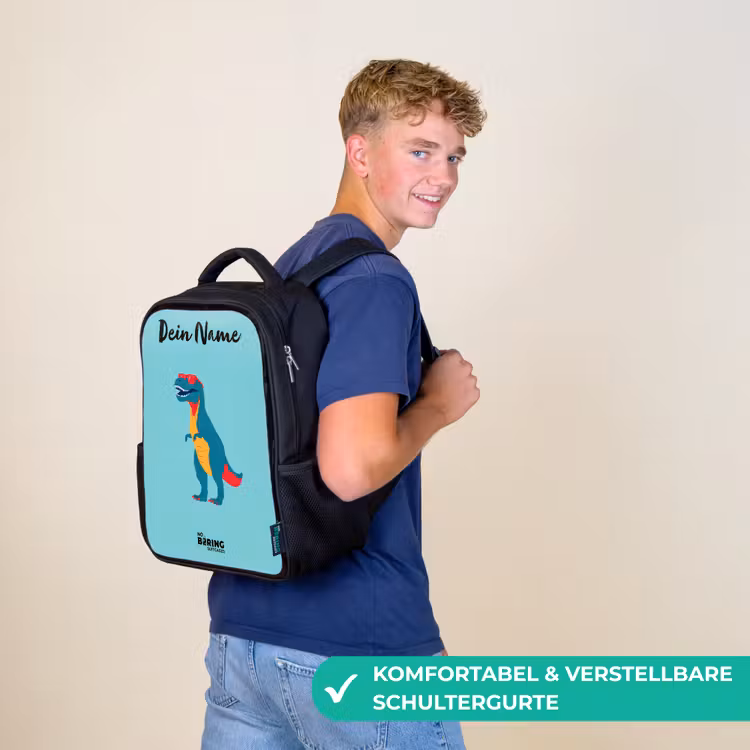Dino - Dier - Zonnebril Rugzak - Zwart middel -sfeer9_DE