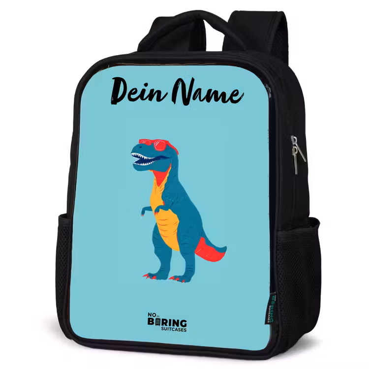 Dino - Dier - Zonnebril Rugzak - Zwart middel -schuin