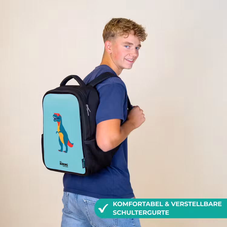 Dino - Dier - Zonnebril Rugzak - Zwart middel -sfeer9_DE