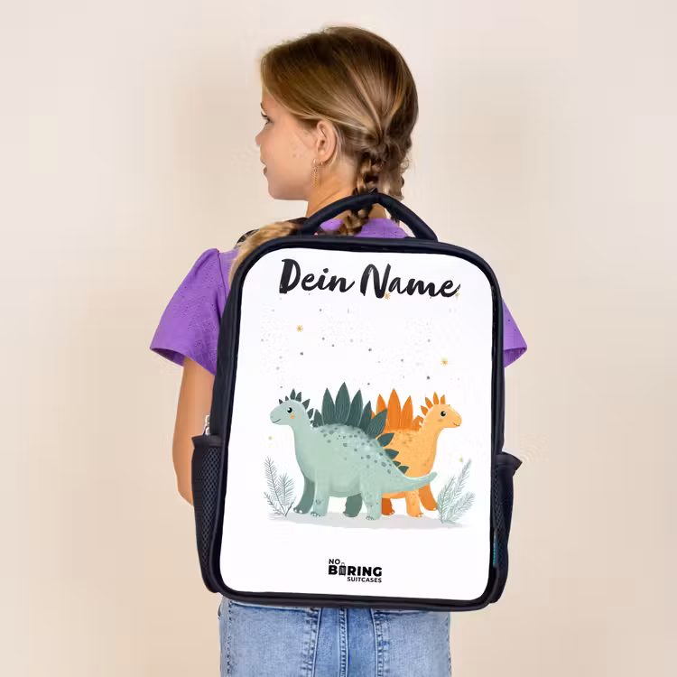 Dinos - Dieren - Sterren Rugzak - Zwart middel -sfeer5