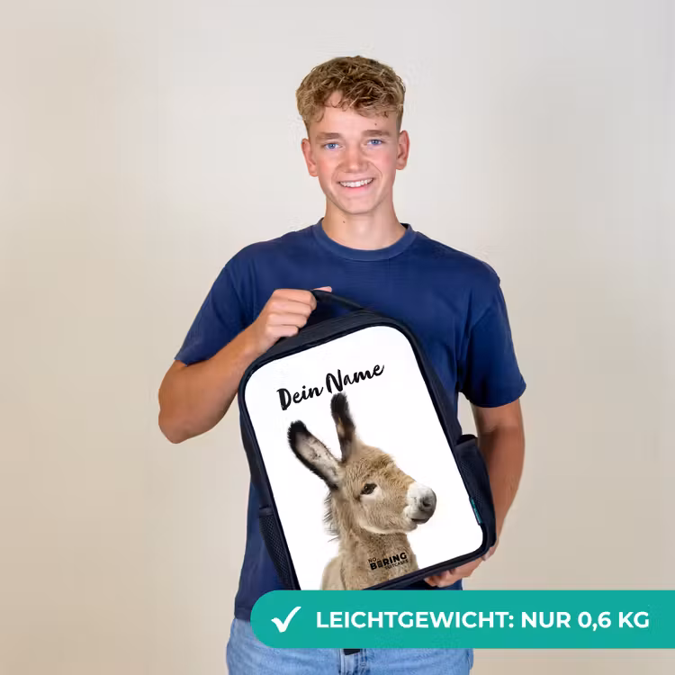 Eddy Ezel Rugzak - Zwart middel -sfeer7_DE
