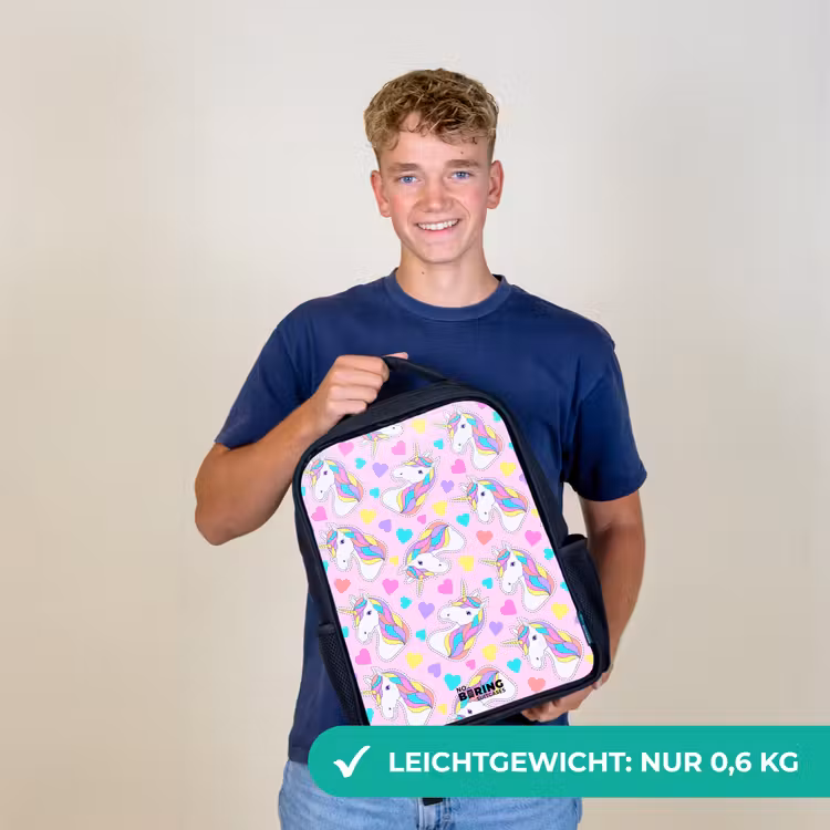 Eenhoorn euforie Rugzak - Zwart middel -sfeer7_DE