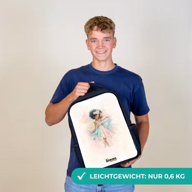 Elf - Ballet - Kleurrijk Rugzak - Zwart middel -sfeer7_DE