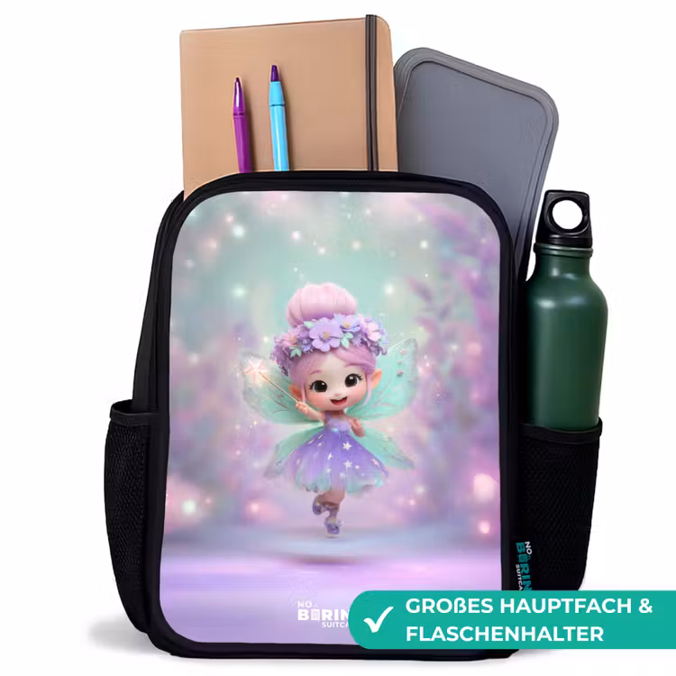 Elf - Tover - Magisch Rugzak - Zwart middel -inhoud_DE