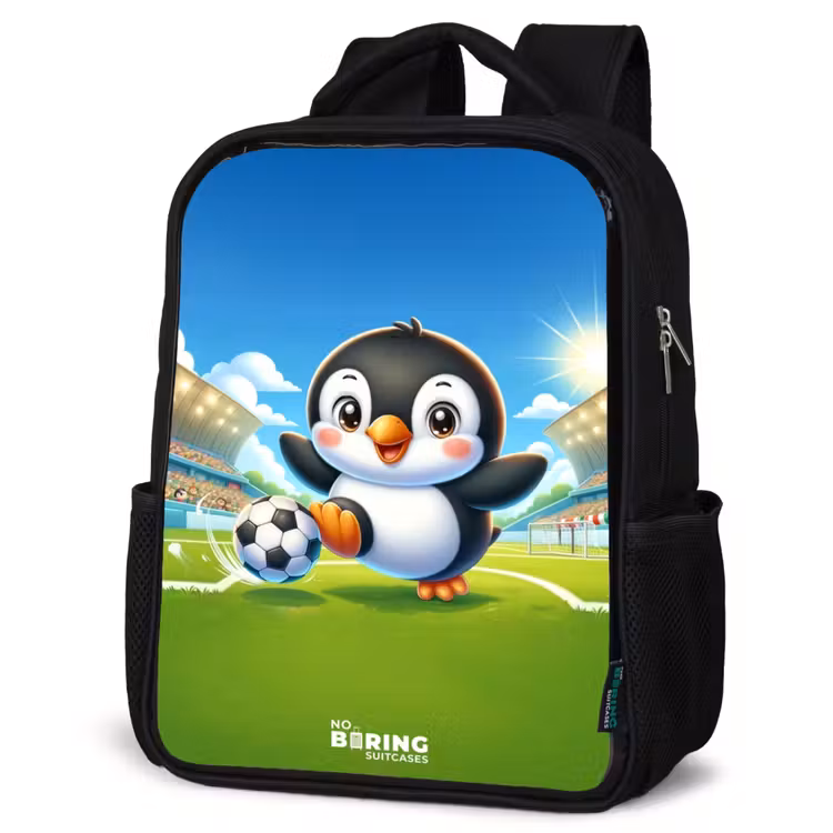 Penalty pinguïn Rugzak - Zwart middel -schuin