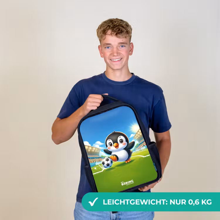 Penalty pinguïn Rugzak - Zwart middel -sfeer7_DE