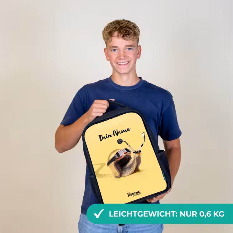 Escar-Go - Geel Rugzak - Zwart middel -sfeer7_DE