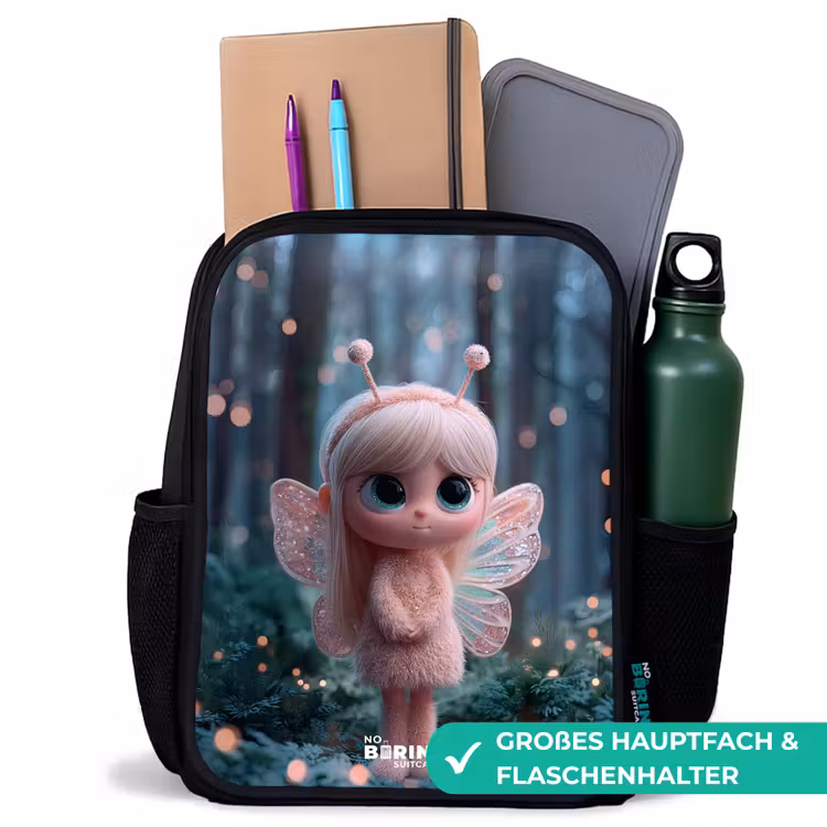 Fairy - Bos - Glitters Rugzak - Zwart middel -inhoud_DE