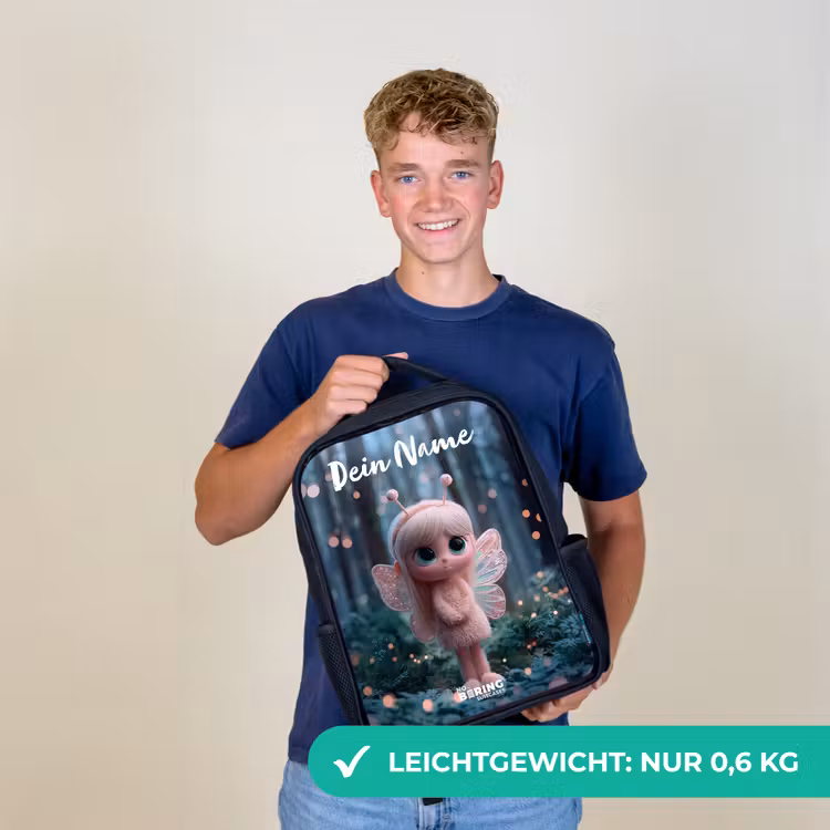 Fairy - Bos - Glitters Rugzak - Zwart middel -sfeer7_DE