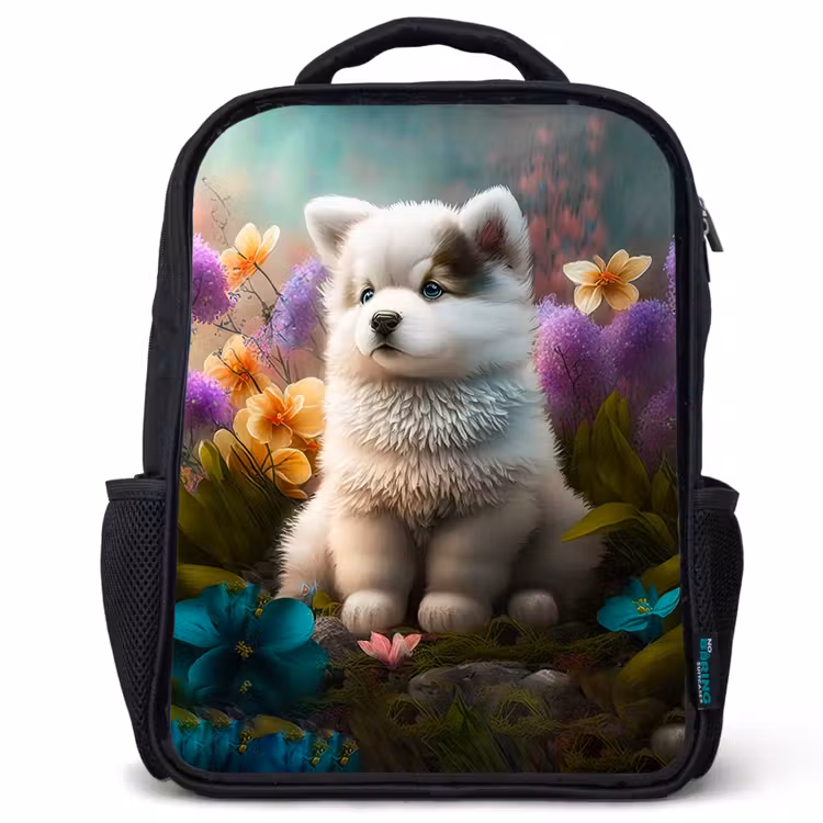 Fluffy Franky Rugzak - Zwart middel -3d