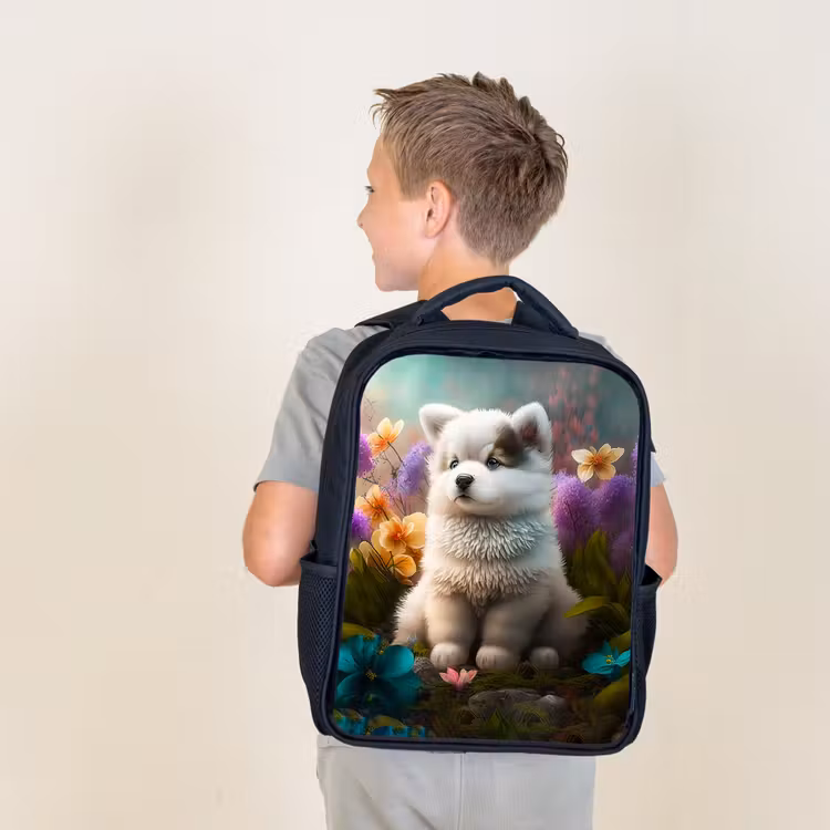 Fluffy Franky Rugzak - Zwart middel -sfeer2