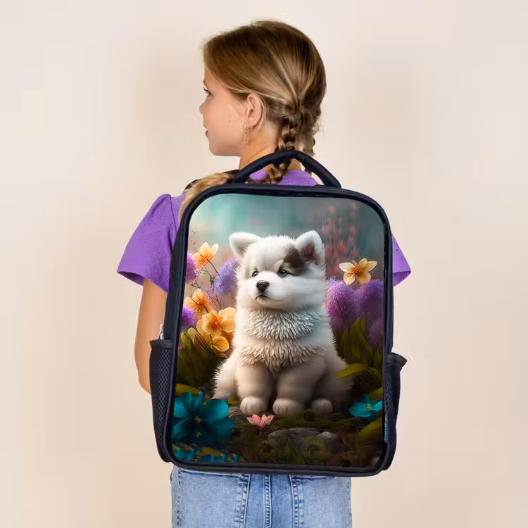 Fluffy Franky Rugzak - Zwart middel -sfeer5