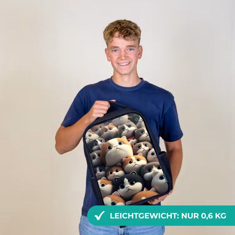 Lapjes Katjes Rugzak - Zwart middel -sfeer7_DE