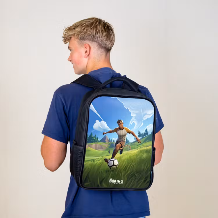 Voetbal - Jongen - Goal - Voetbaltenue Rugzak - Zwart middel -sfeer8